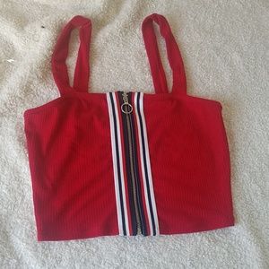 Crop top size Large New